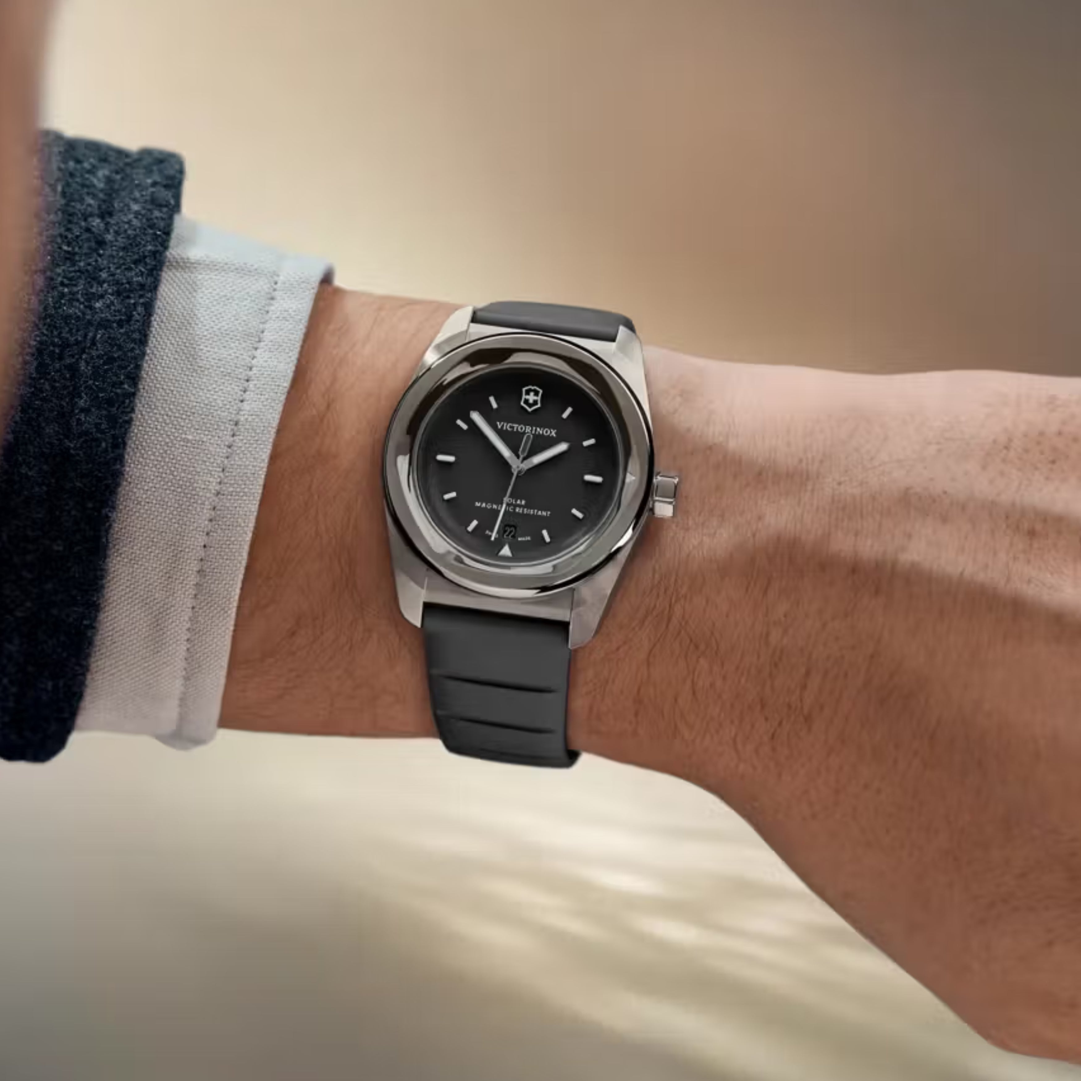 Victorinox Concept One Solar Black Dial on Rubber Strap