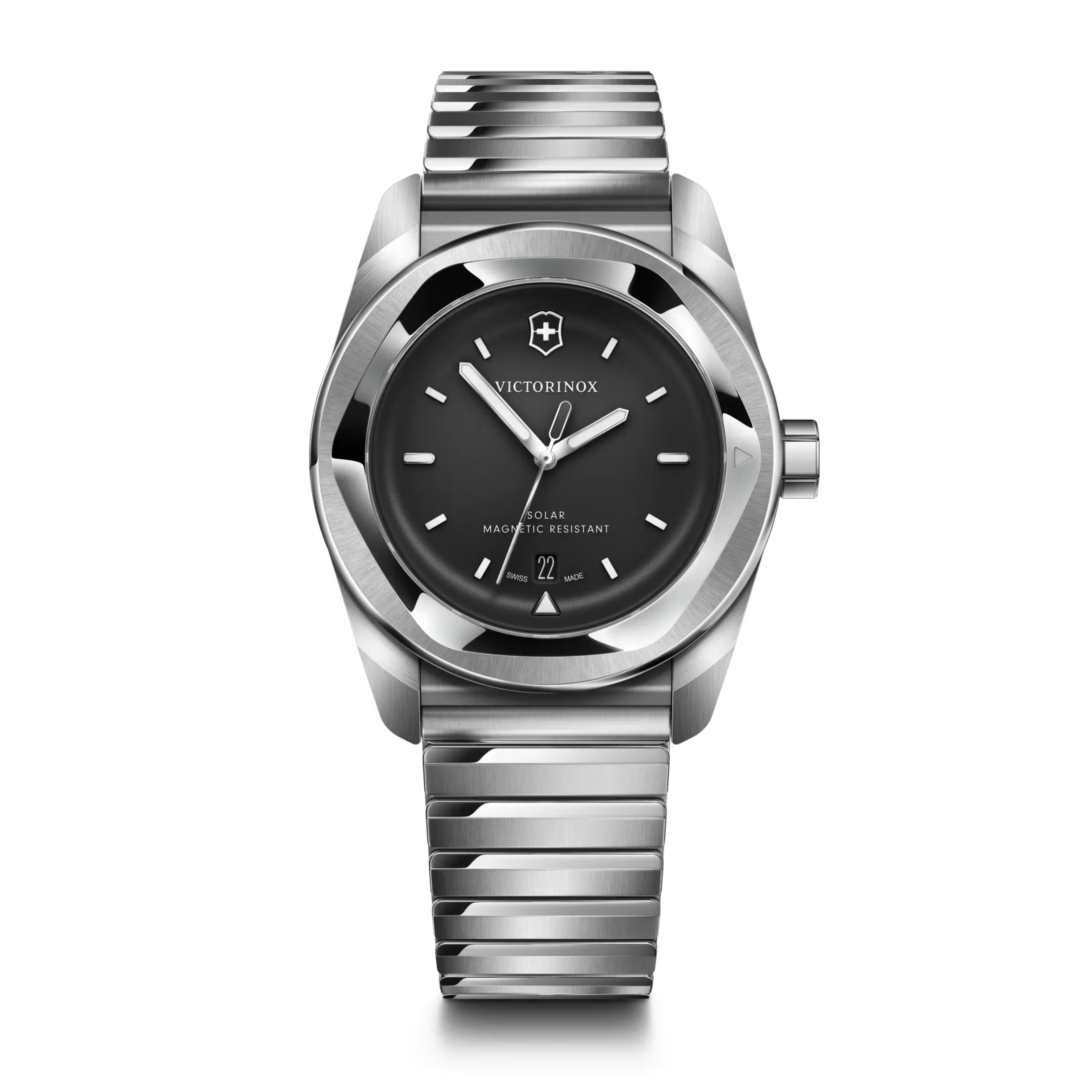 Victorinox Concept One Solar Black Dial on Stainless Steel Bracelet