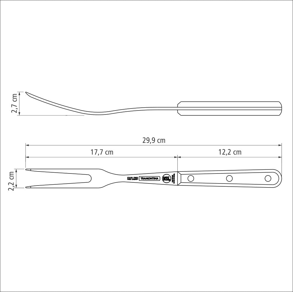 Tramontina Century Carving Fork - 30cm