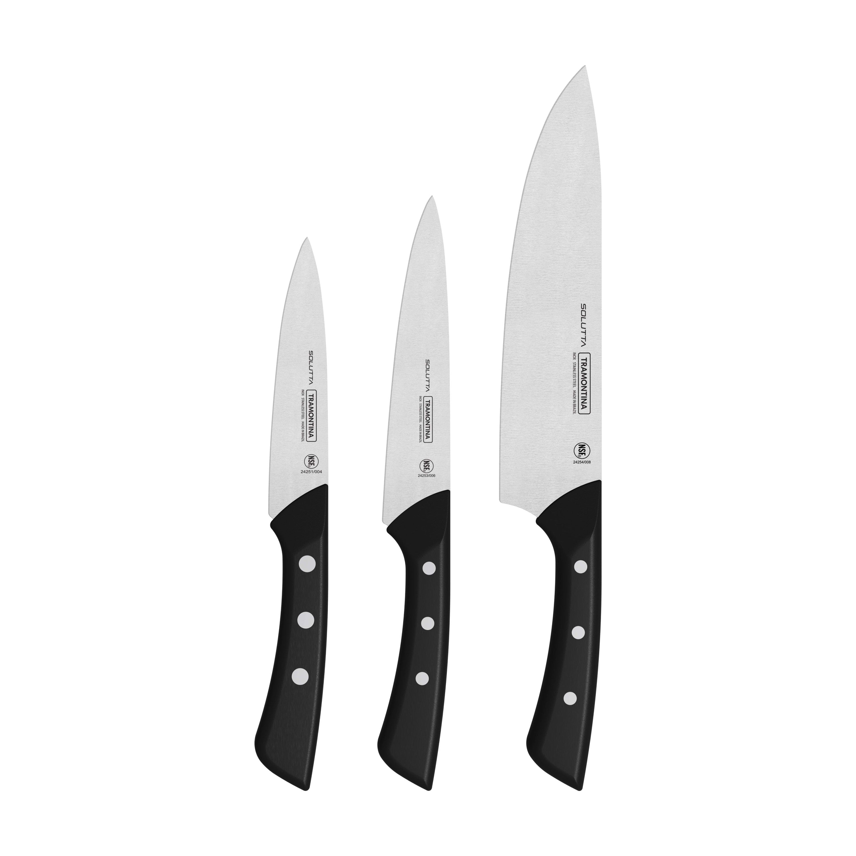 Tramontina Solutta 3 Piece Knife Set