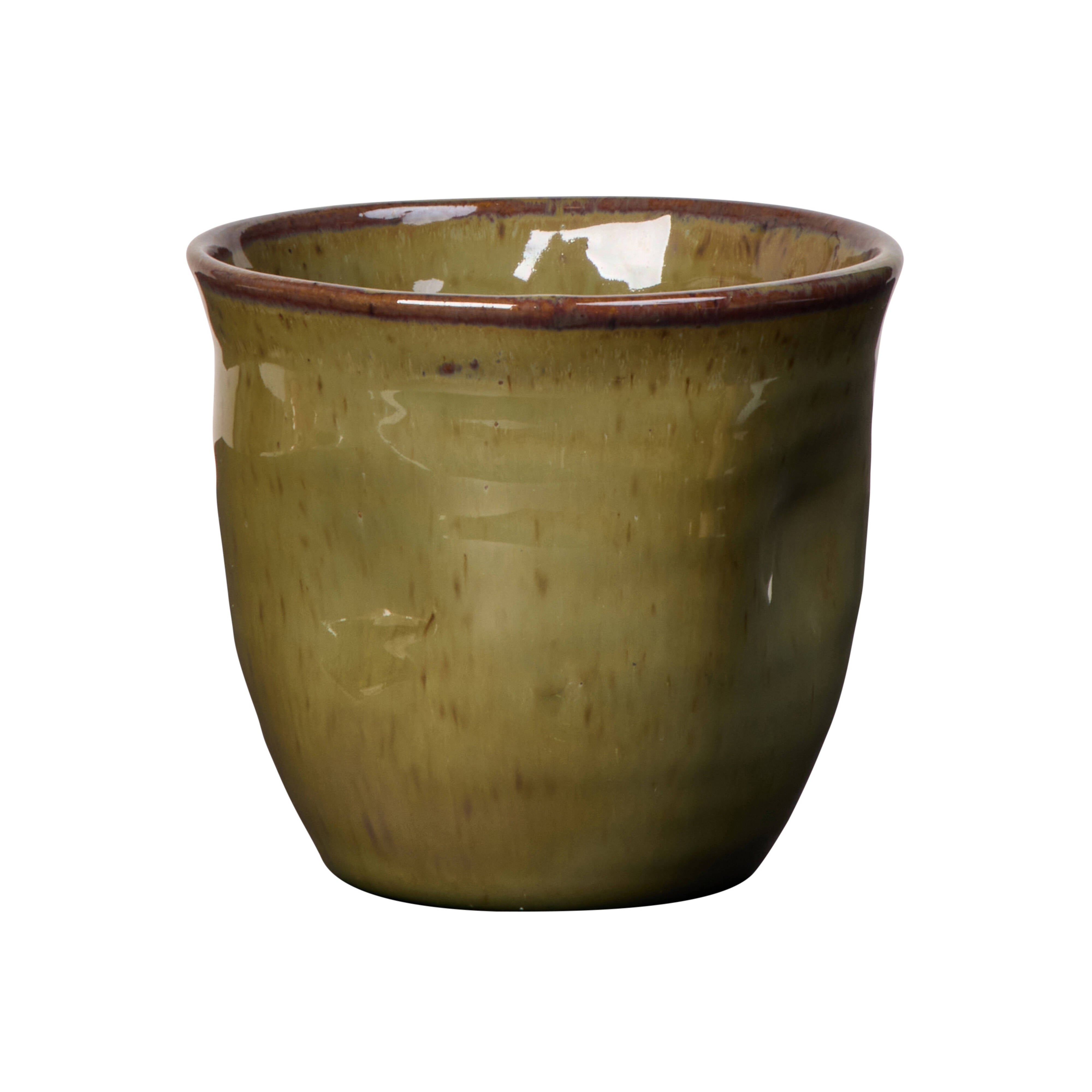 Leaf & Bean Cappuccino Cup Green