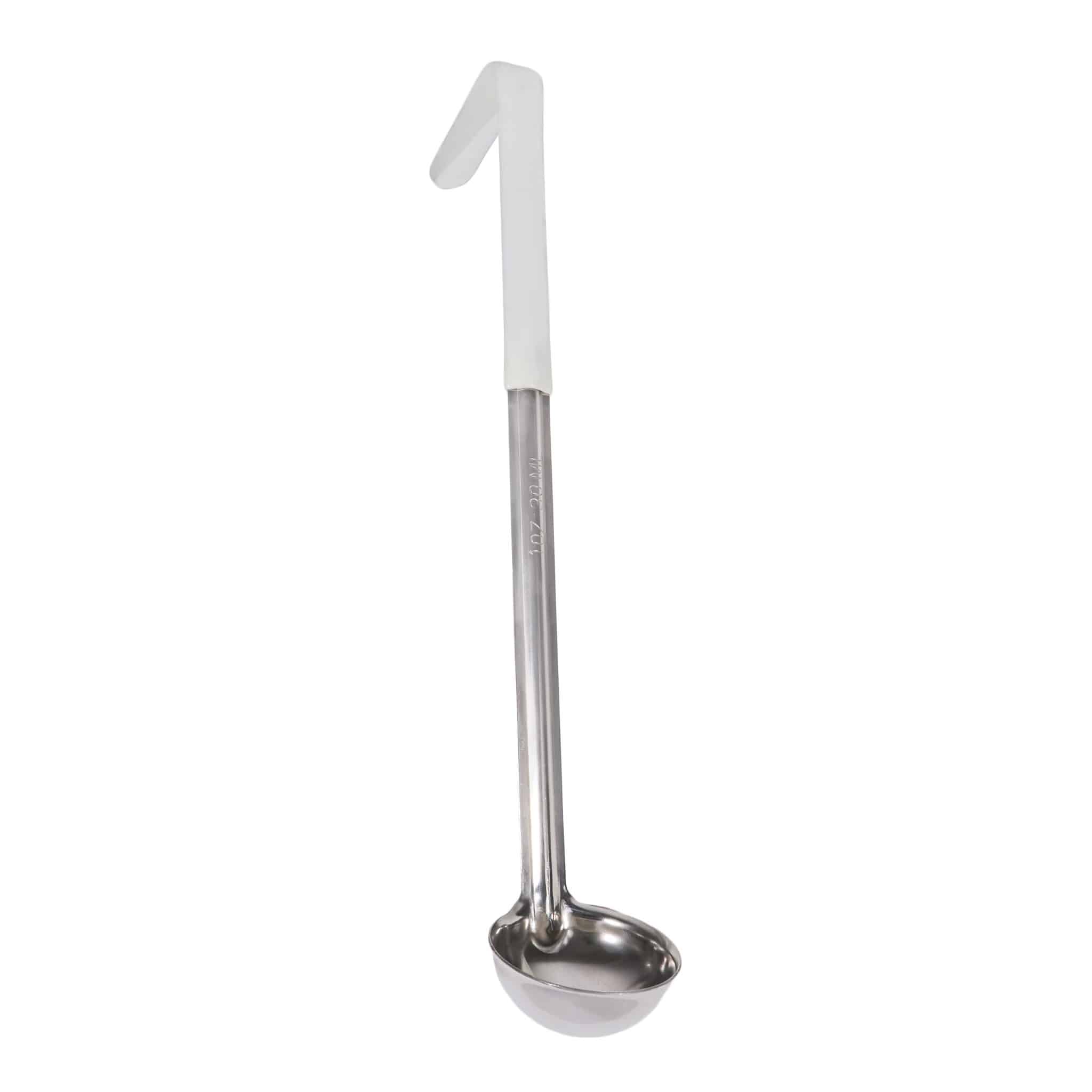 KH Classik Chef Portion Control Ladle S/Steel 30ml 1oz White
