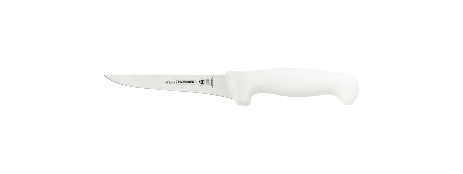 Tramontina Professional 12.7cm Boning Knife With Stainless Steel Blade & White Polypropylene Handle