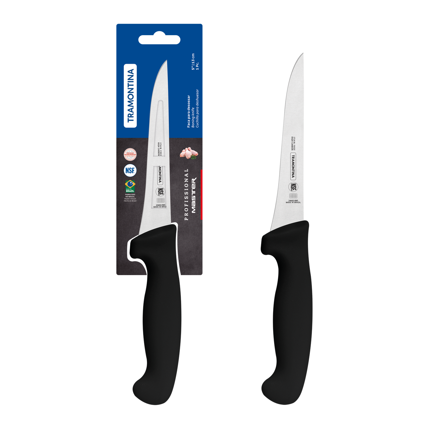 Tramontina Professional Master Black Boning Knife - 12.7cm
