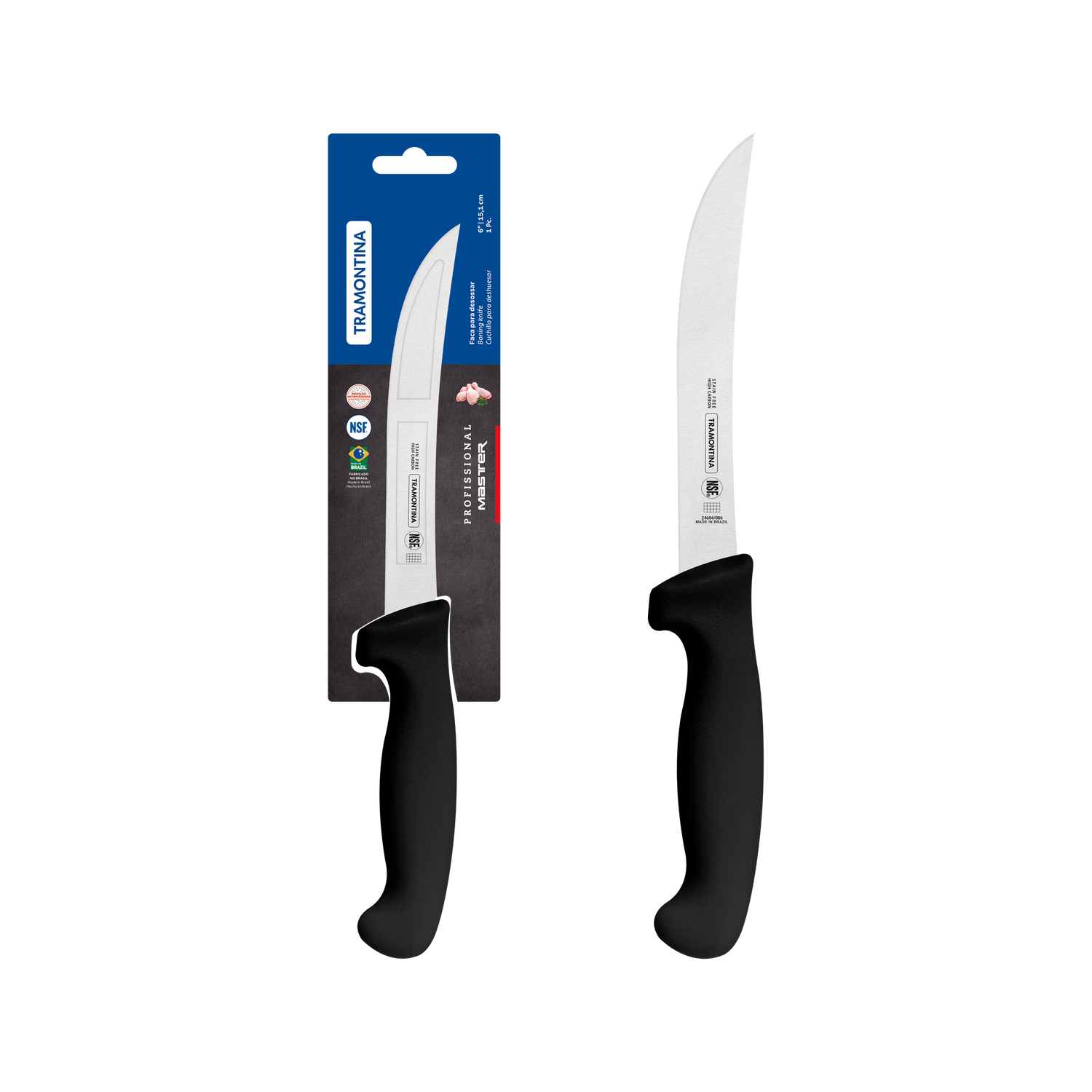 Tramontina Professional Master Black Boning Knife - 15cm