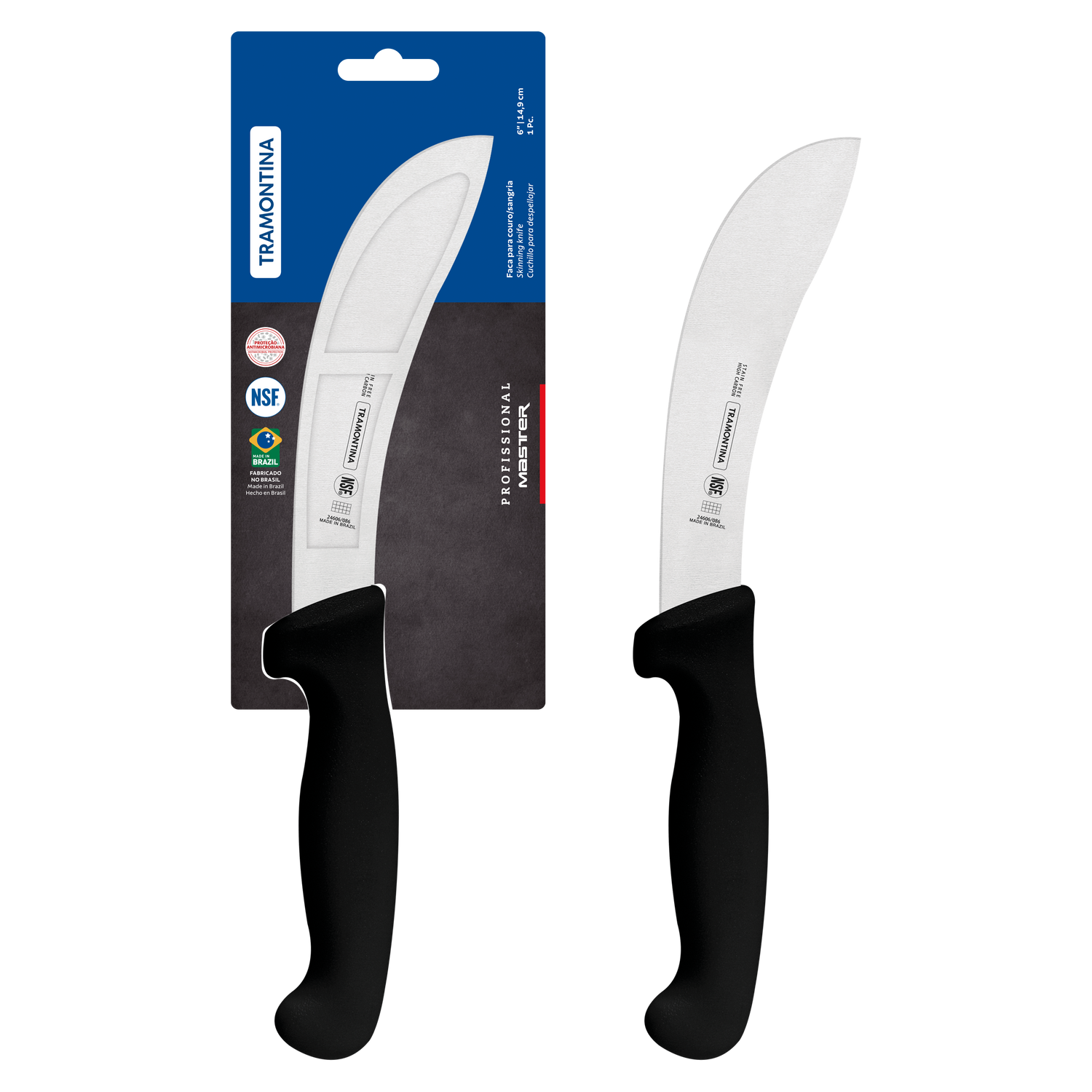 Tramontina Professional Master Black Bloodletting Knife - 15cm