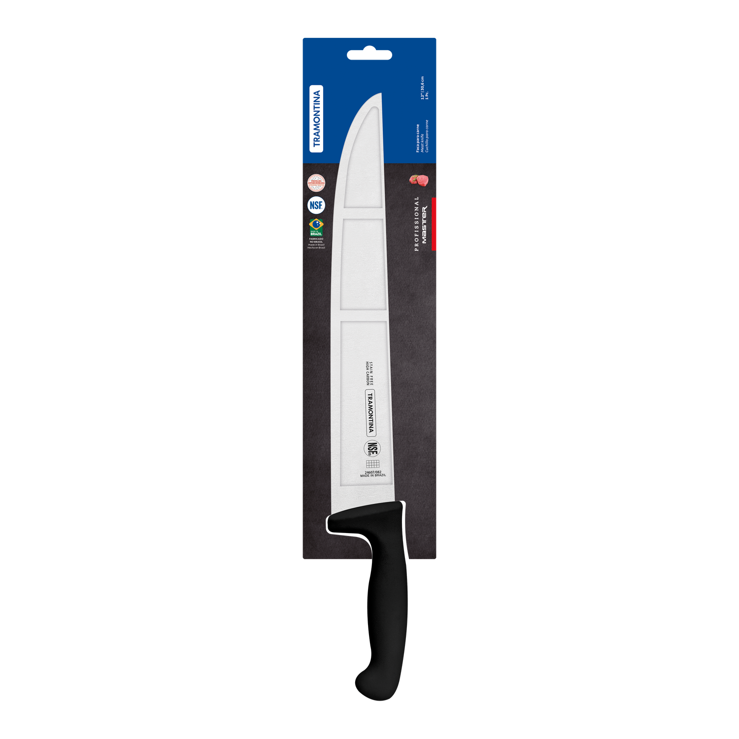 Tramontina Professional Master Black Meat Knife - 30.5cm
