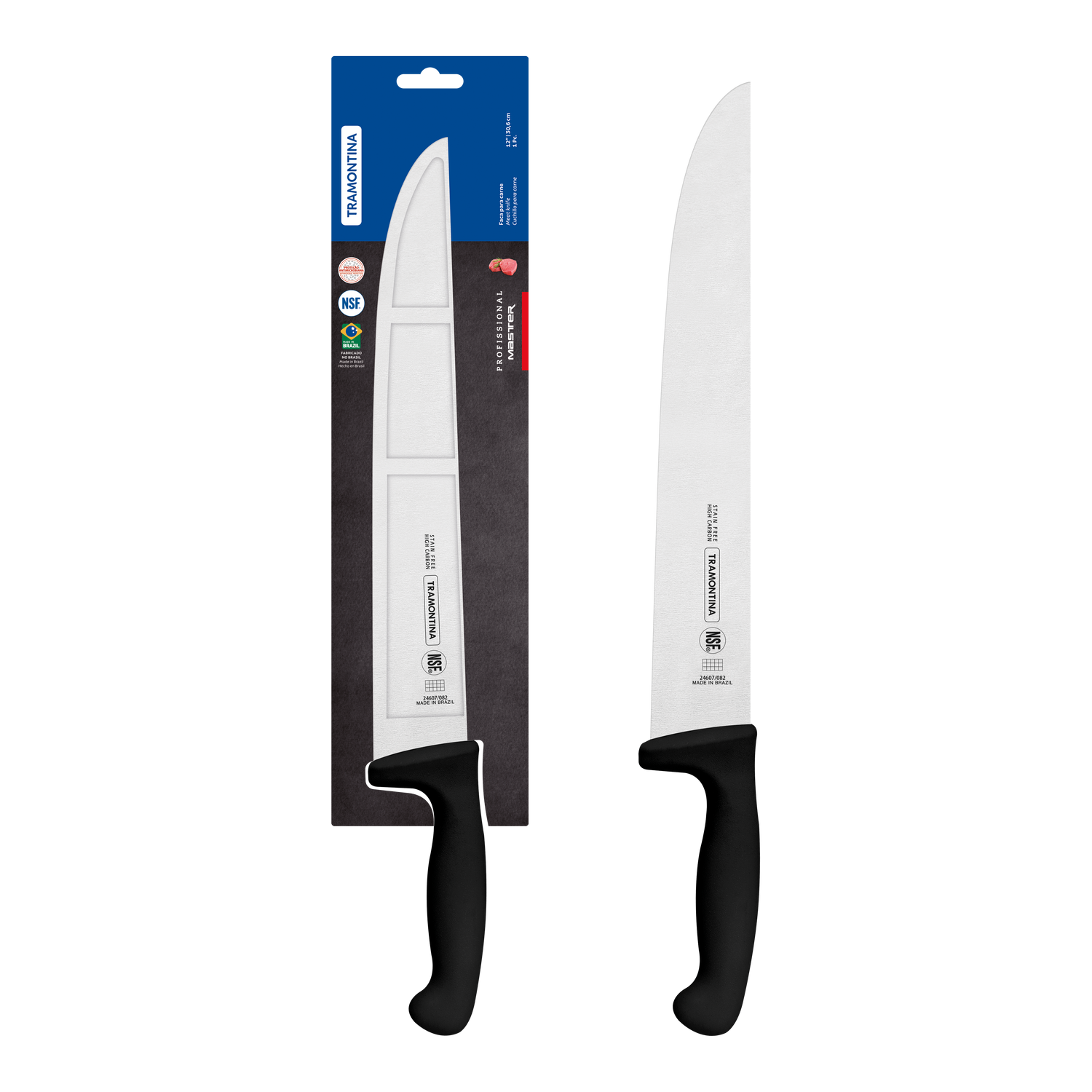 Tramontina Professional Master Black Meat Knife - 30.5cm