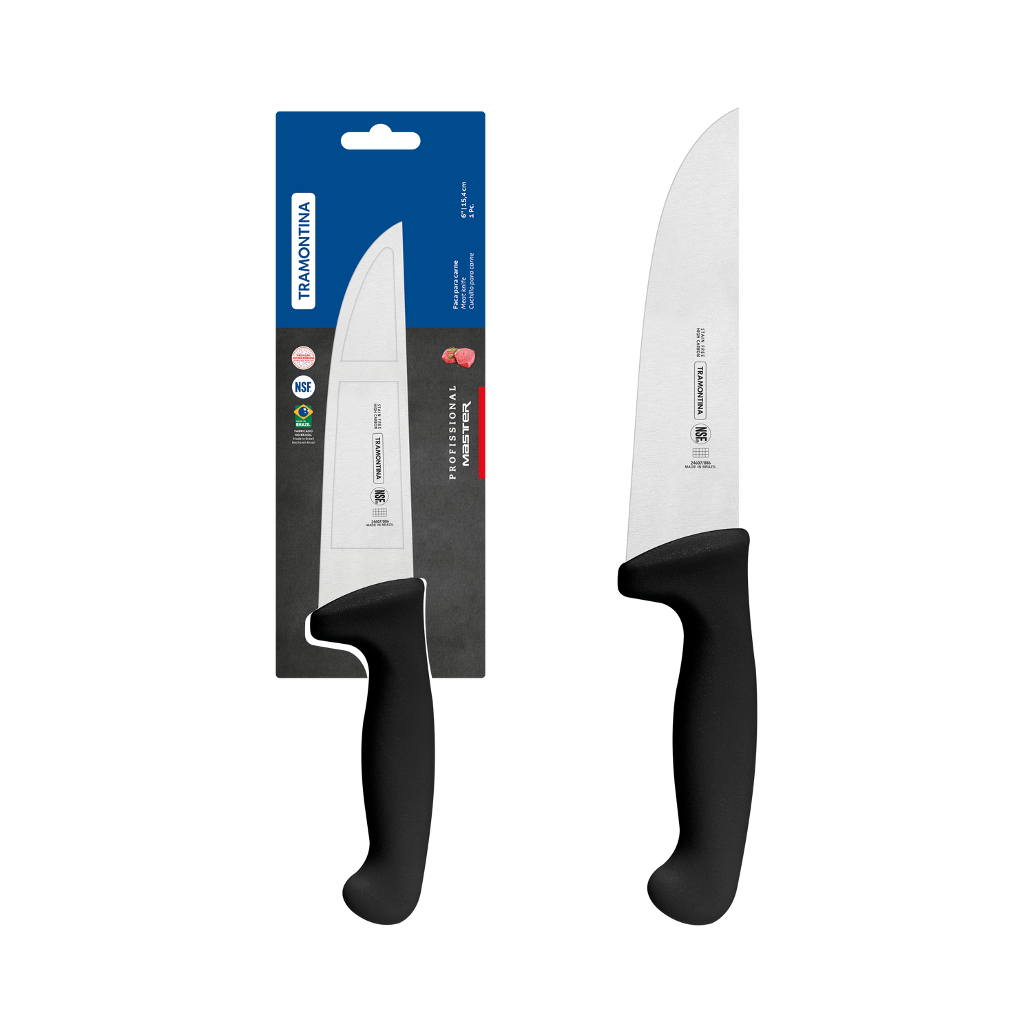 Tramontina Professional Master Black Meat Knife - 15cm