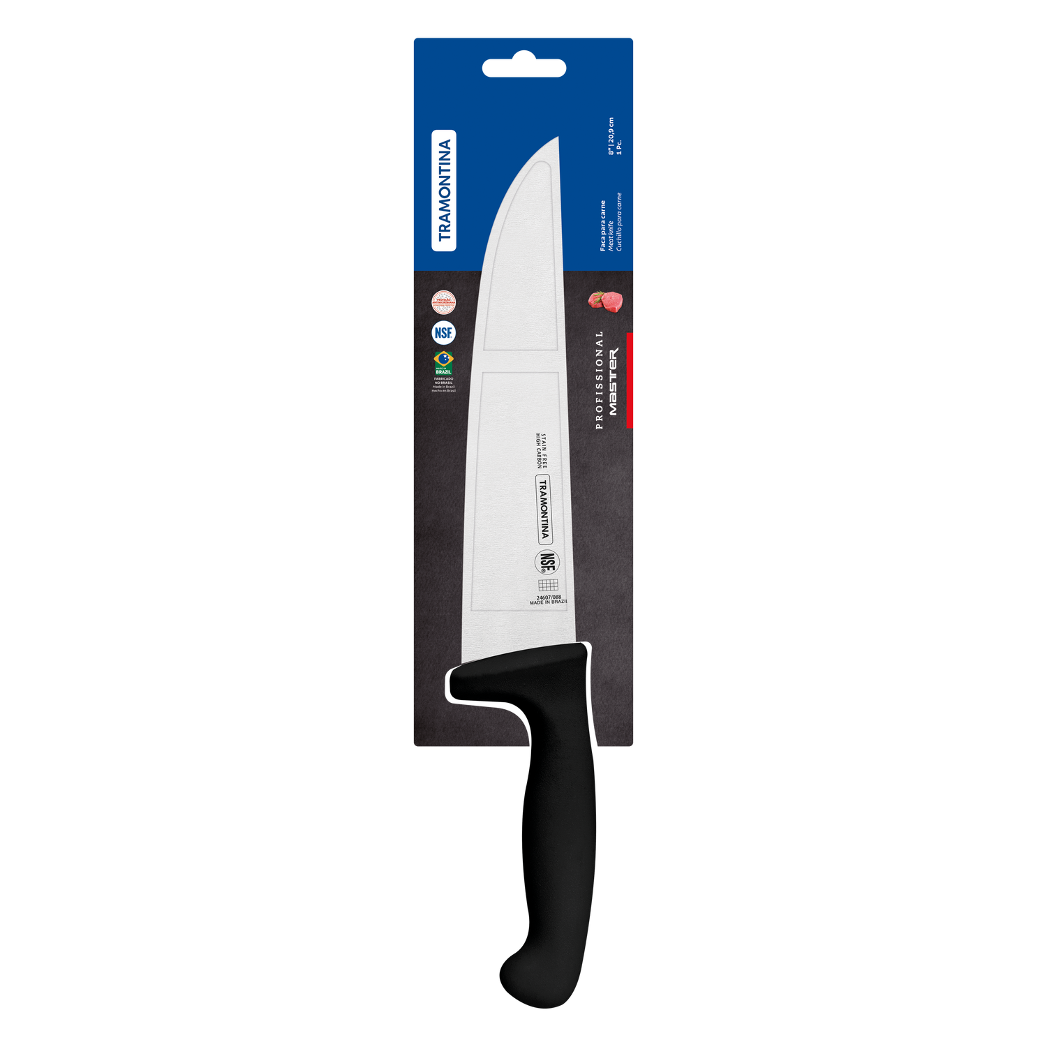 Tramontina Professional Master Black Meat Knife - 20cm