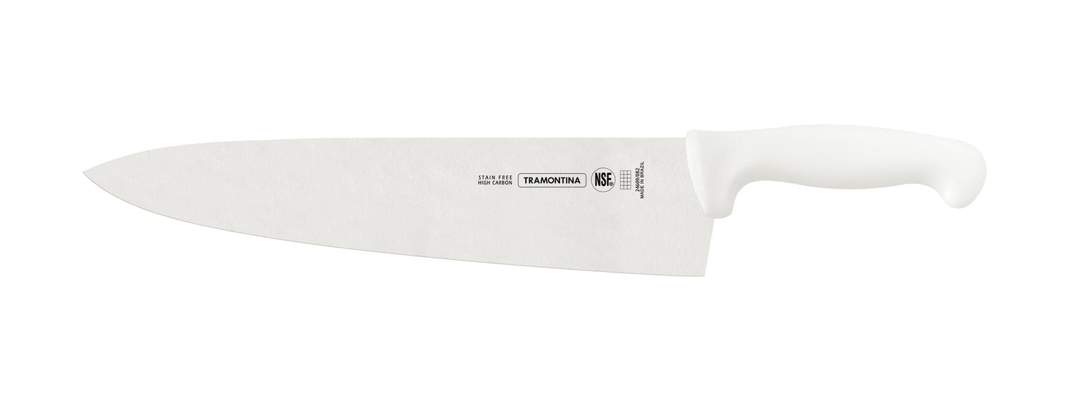 Tramontina Professional 30.5cm Meat Knife With S/Steel Blade & White Polypropylene Handle