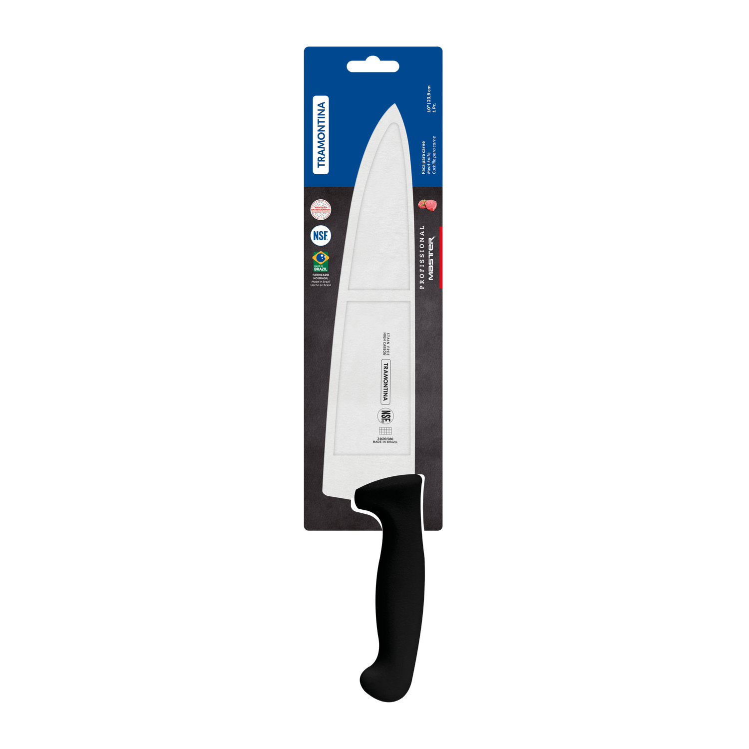 Tramontina Professional Master Black Cooks Knife - 25.4cm