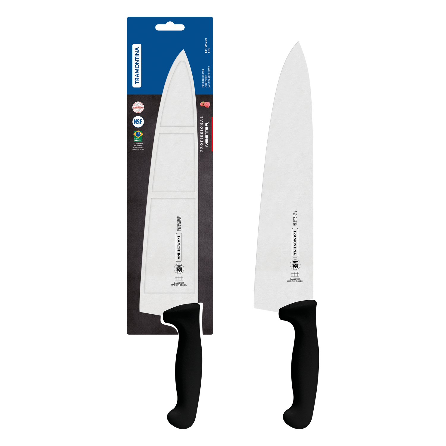 Tramontina Professional Master Black Cooks Knife - 30.5cm