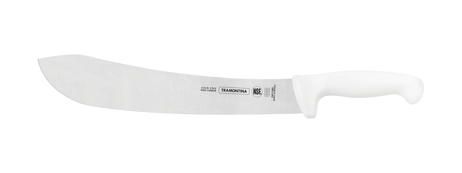 Tramontina Professional 30.5cm Meat Knife With Stainless-Steel Blade & White Polypropylene Handle