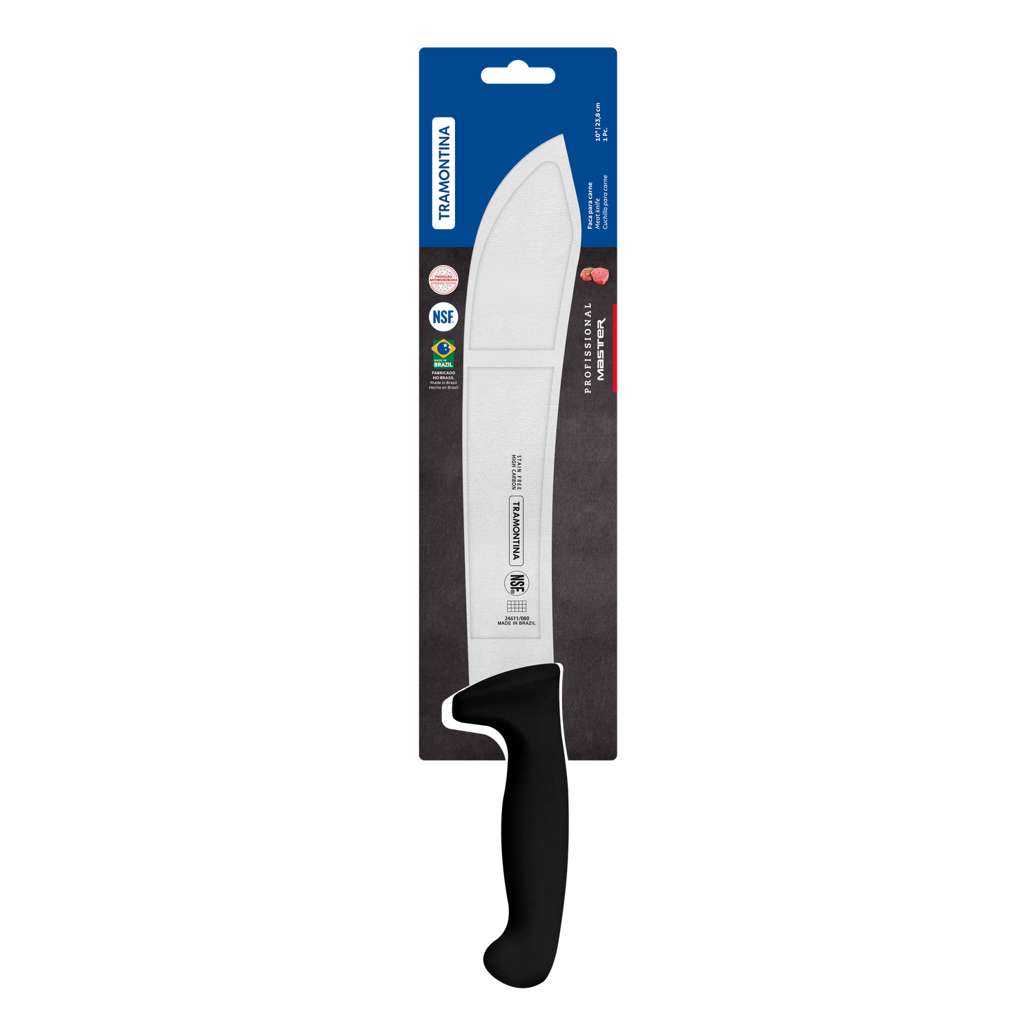 Tramontina Professional Master Black Meat Knife - 25.4cm