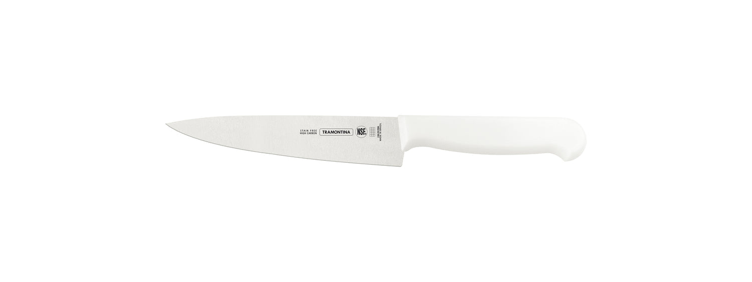 Tramontina Professional Meat Knife – 15cm – Antimicrobial White Handle