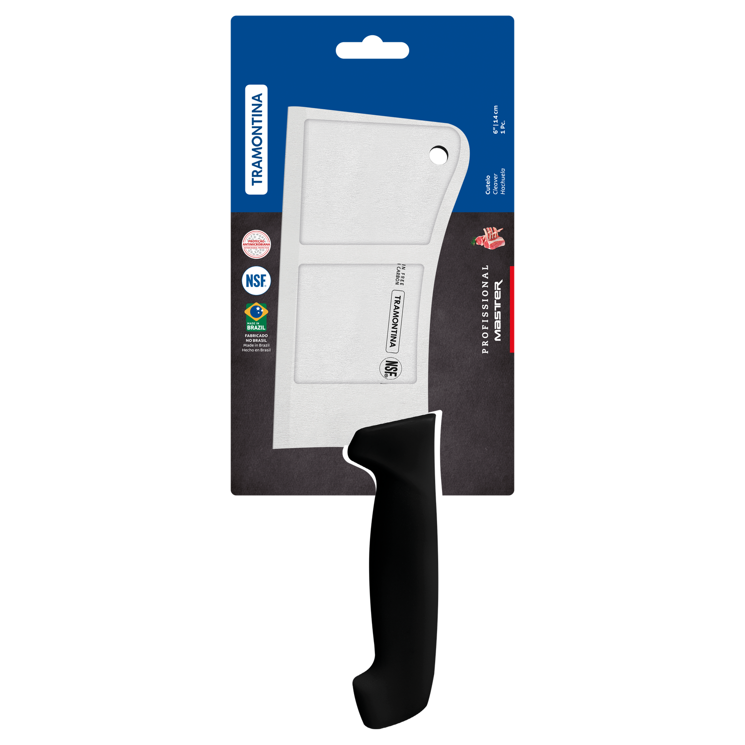 Tramontina Professional Master Black Cleaver - 15cm