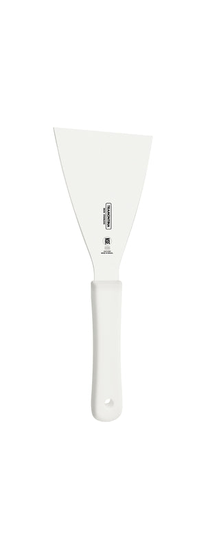 Tramontina Professional Bench Scraper With Stainless-Steel Blade & White Polypropylene Handle 5x10cm
