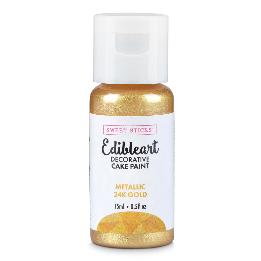 SWEET STICKS Metallic Edibleart Paint - 24K Gold