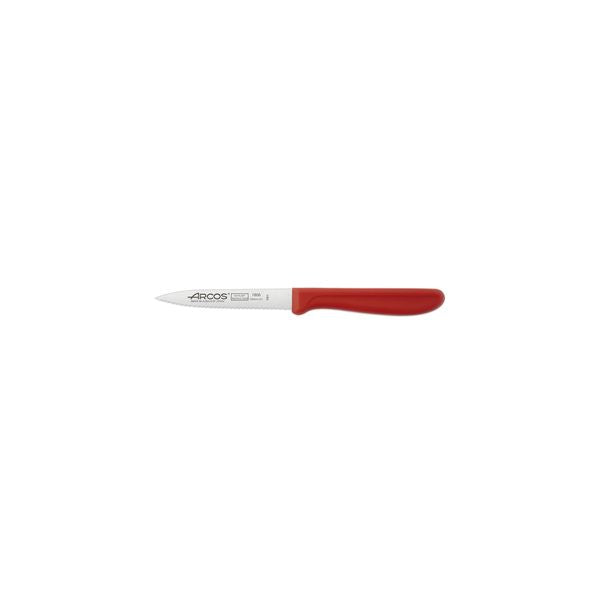 Arcos Genova Serrated Paring Knife (100mm - Red)