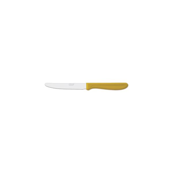 Arcos Genova Serrated Paring / Steak Knife (110mm - Yellow)