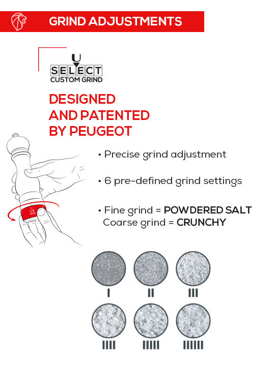 Peugeot Paris u'Select Salt Mill - 12cm
