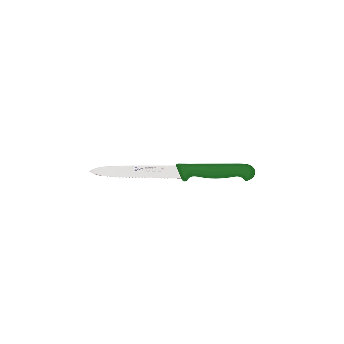 Ivo Professional Line I Utility Knife Serrated Blade Green 130mm