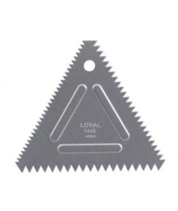LOYAL Triangle Comb Scraper Metal