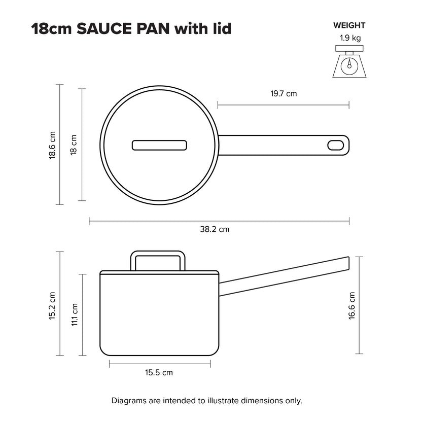 Scanpan ELEKTRA Saucepan 18cm - 2.5L