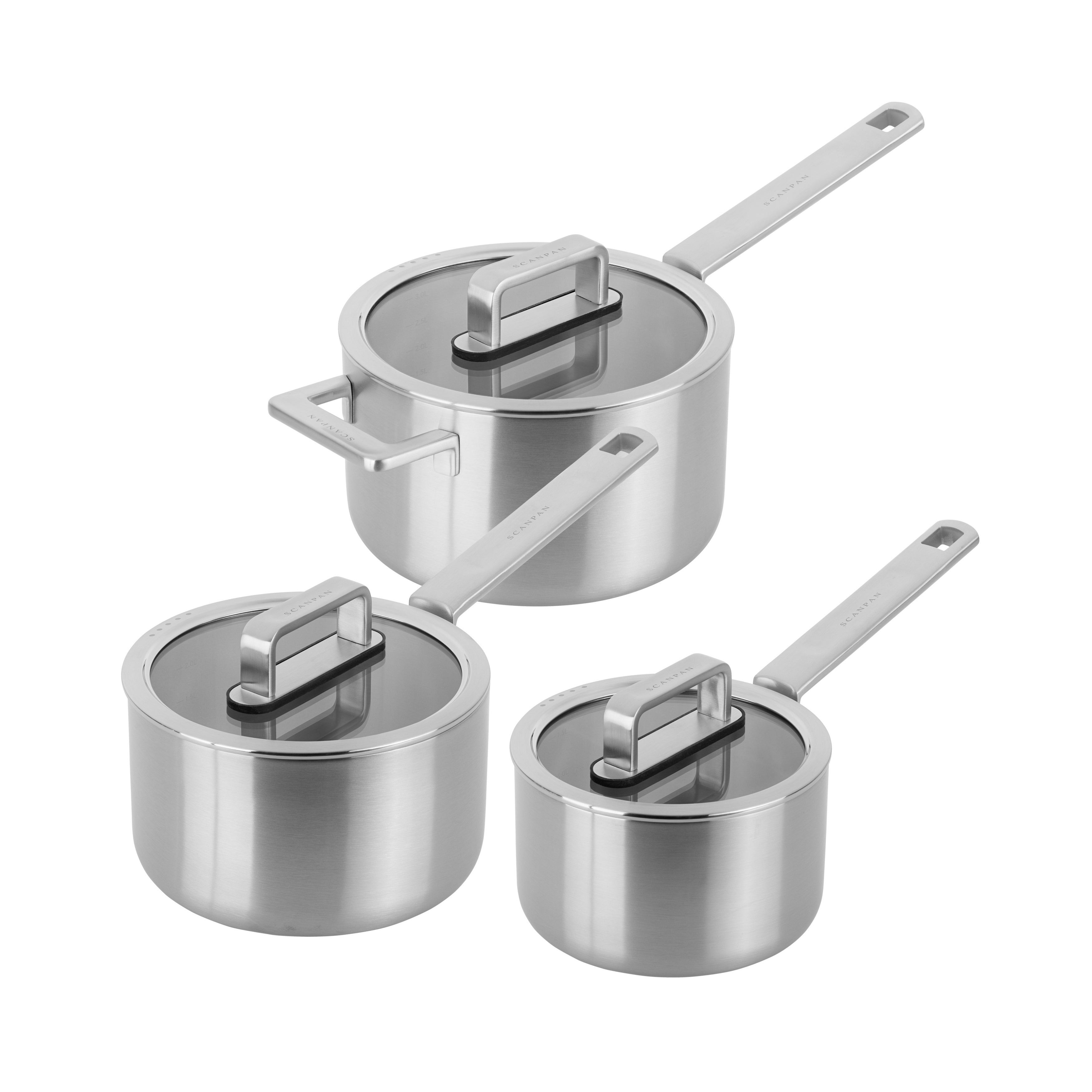 Scanpan ELEKTRA 3 Piece Saucepan Set