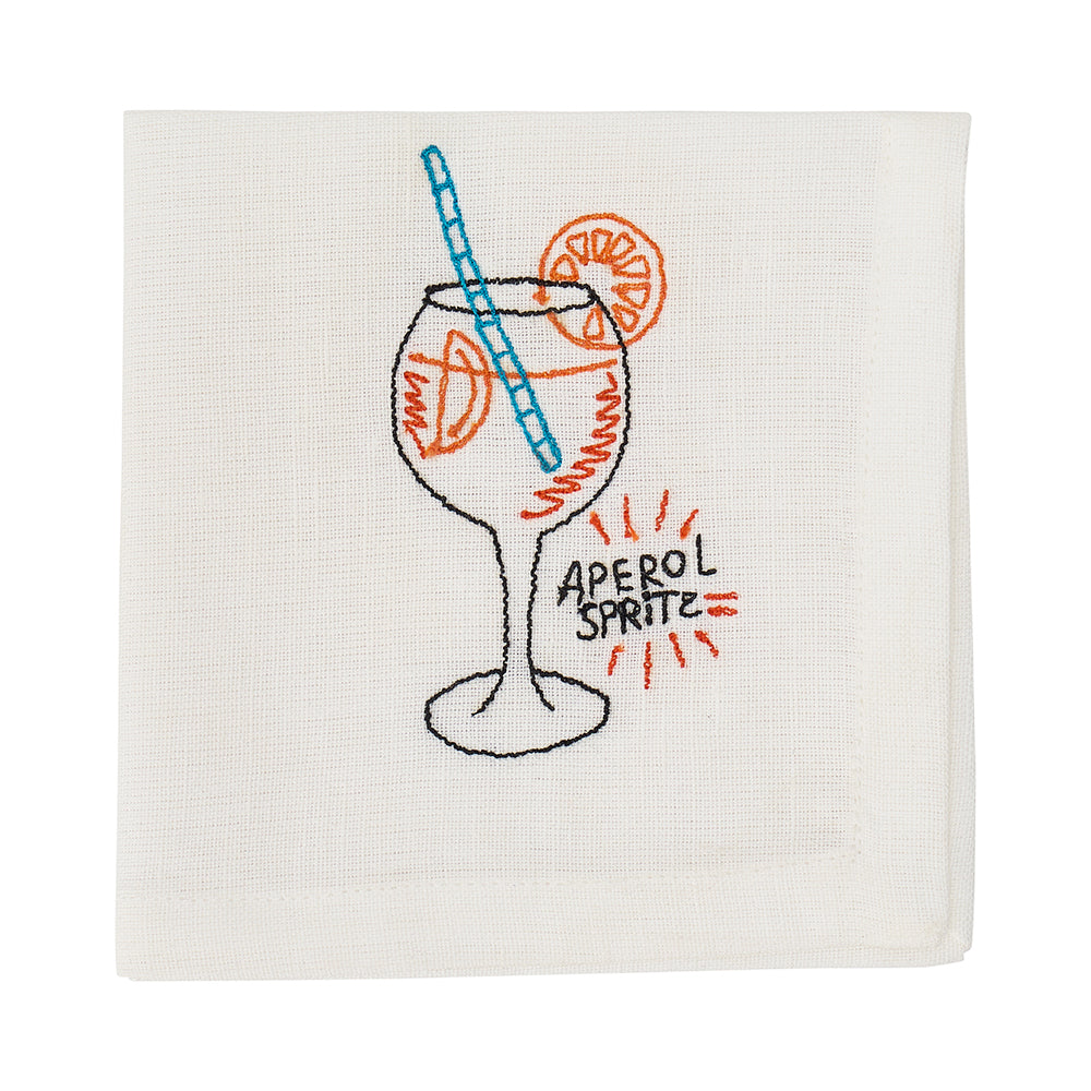 Annabel Trends Cocktail Napkin Design Mimosa