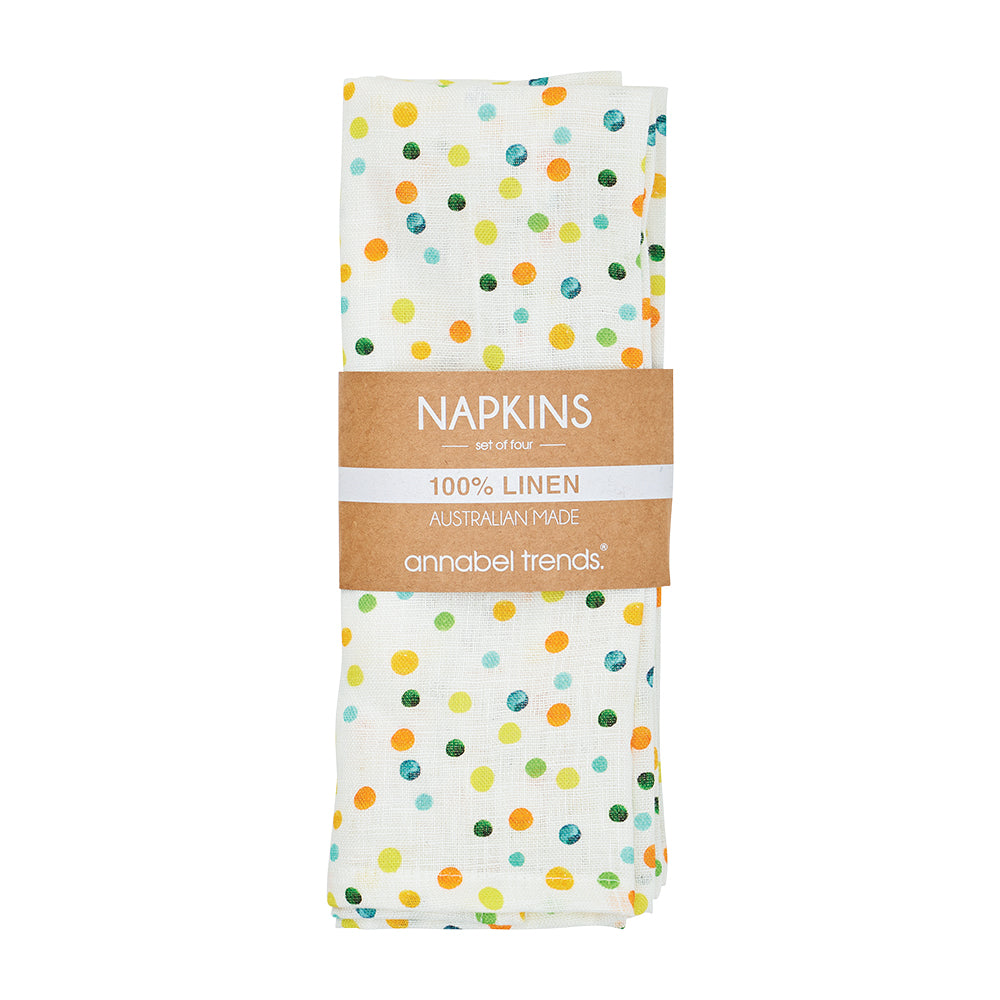 Annabel Trends Linen Napkin Set Amalfi Spot