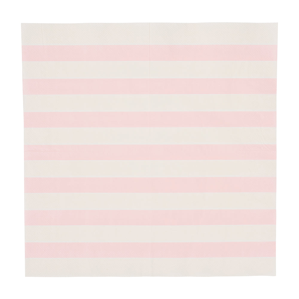 Annabel Trends Paper Napkins 20pc Pink Stripe