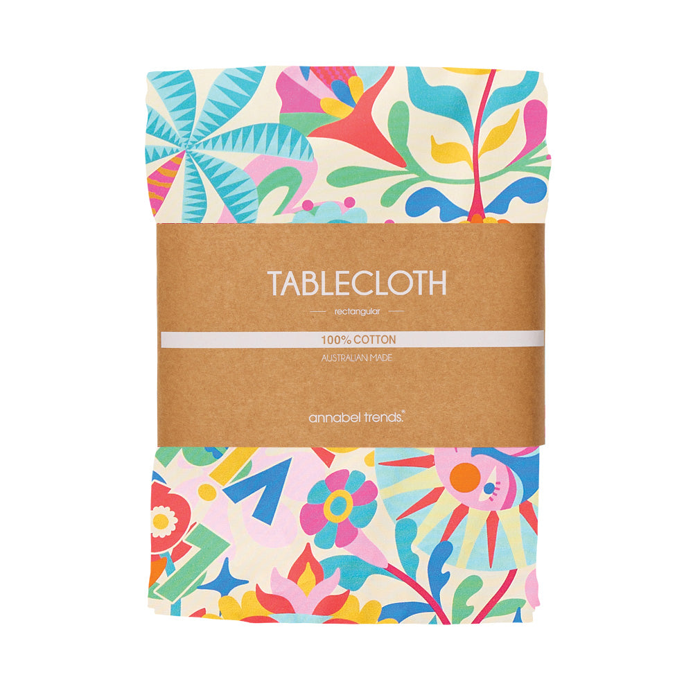 Annabel Trends Cotton Tablecloth Fiesta Large 140cm x 300cm