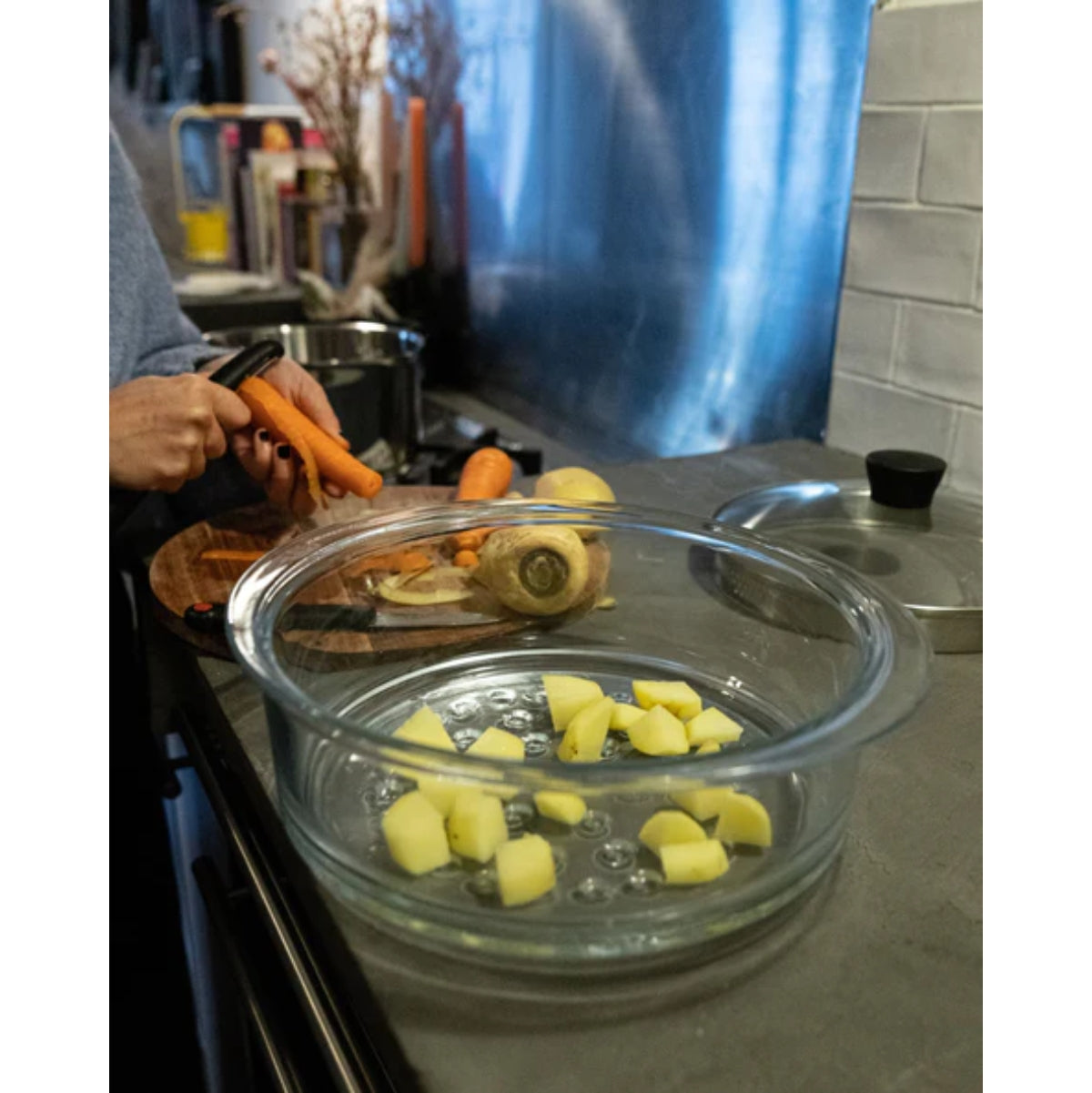 Pyrex Glass Steamer Basket 20cm