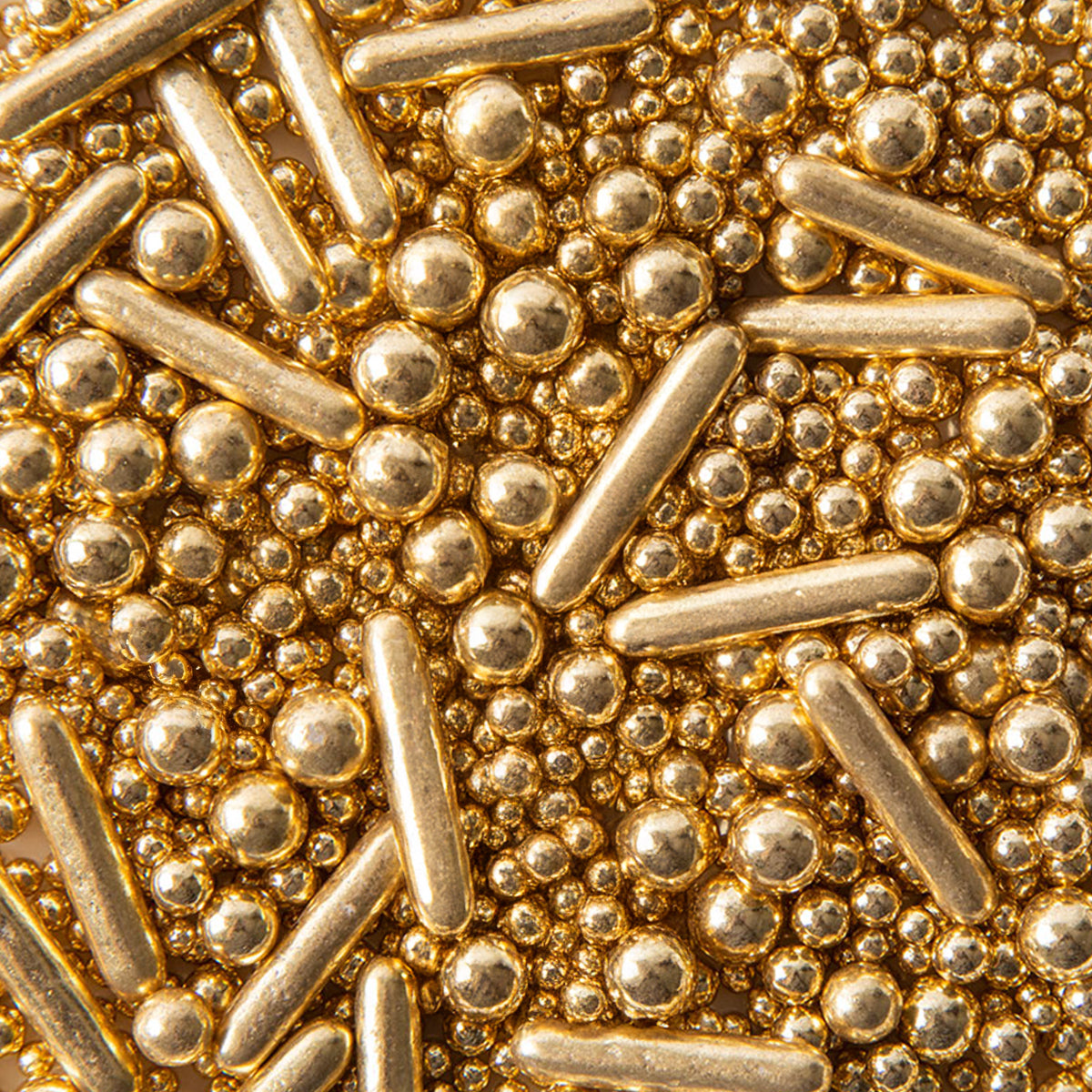 Sprinks Bubble & Bounce Shiny Gold Sprinkles 500g