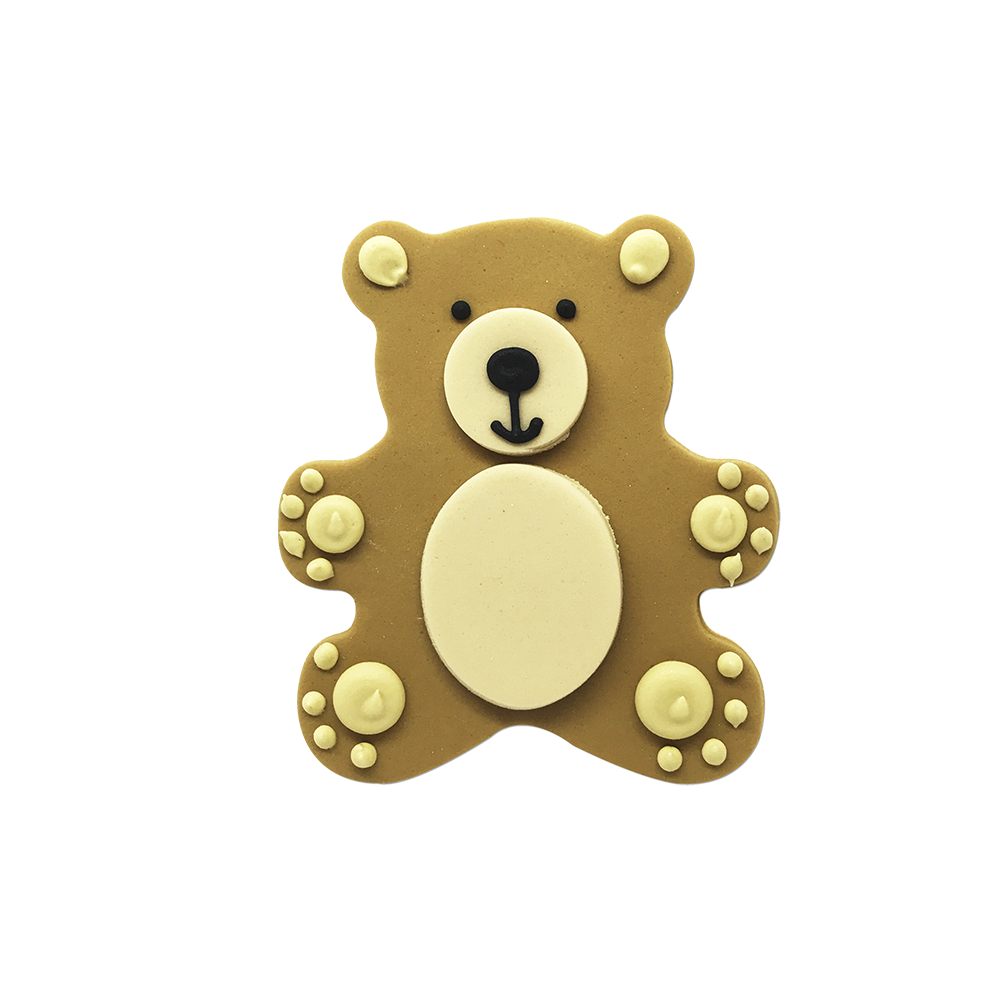 R&M Teddy Bear Cookie Cutter 7.75cm - Brown