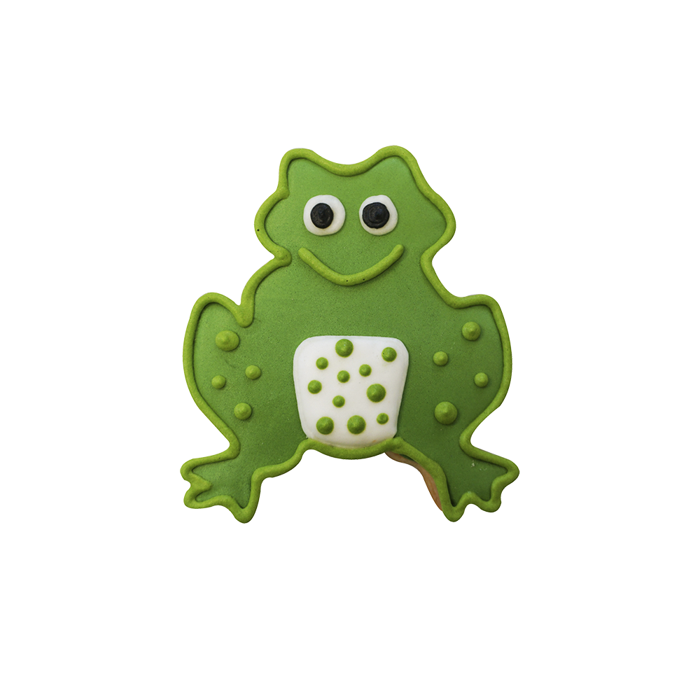 R&M Frog Cookie Cutter 7.6cm - Green