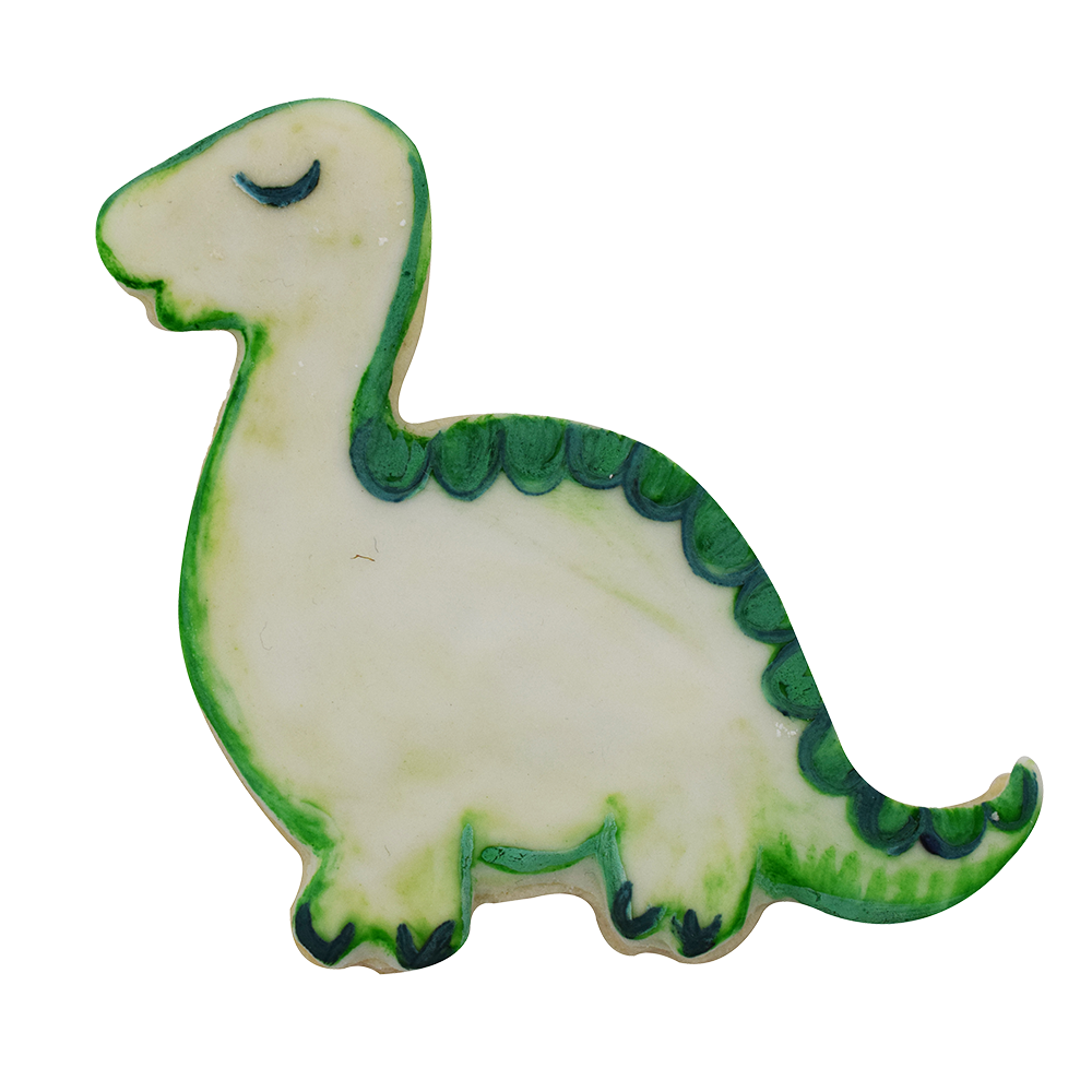 R&M Brontosaurus Baby Cookie Cutter 11.4cm - Blue