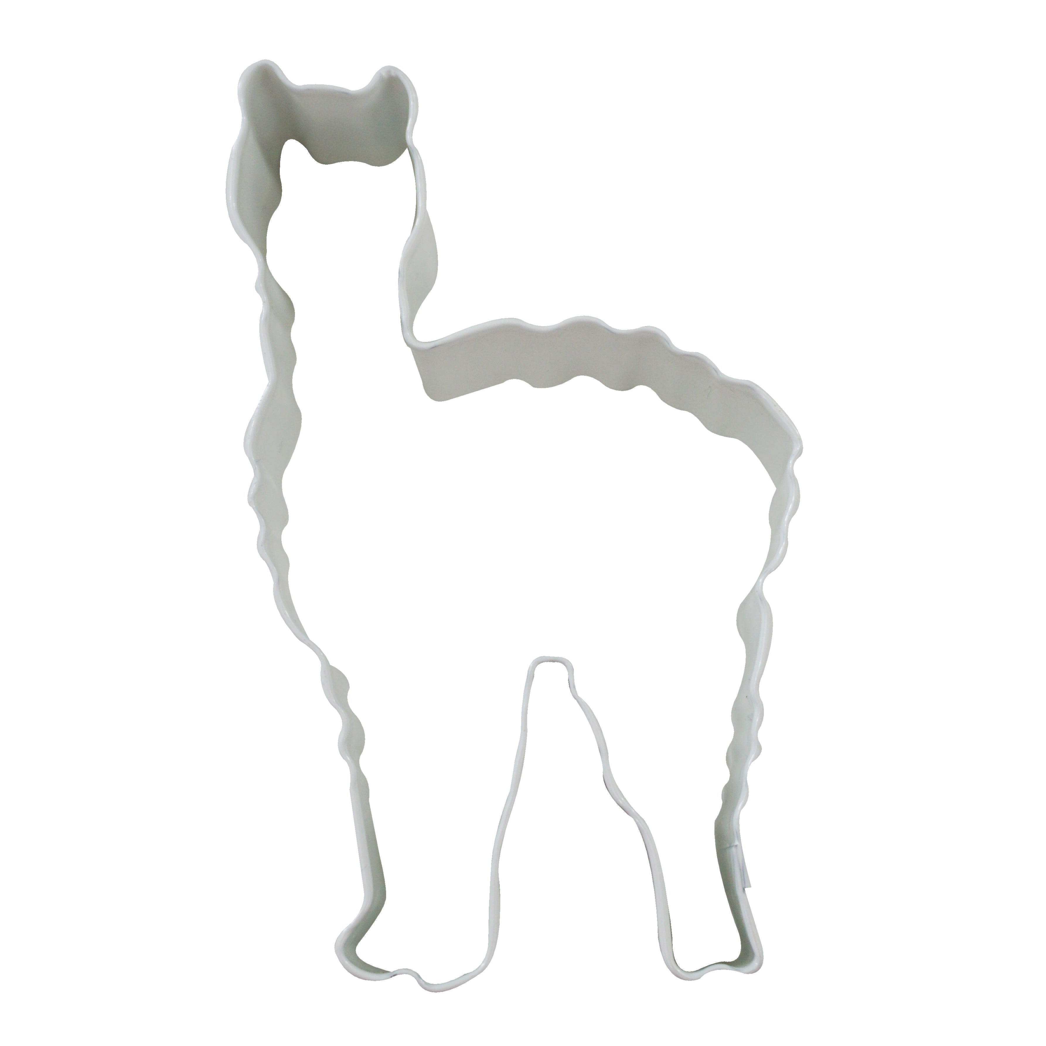 R&M Llama Cookie Cutter 10.2cm - White