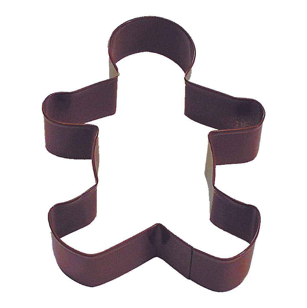 R&M Gingerbread Man Cookie Cutter 12.75cm - Brown