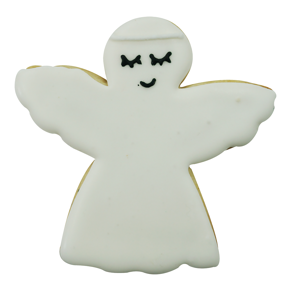 R&M Angel Cookie Cutter 7.75cm - White