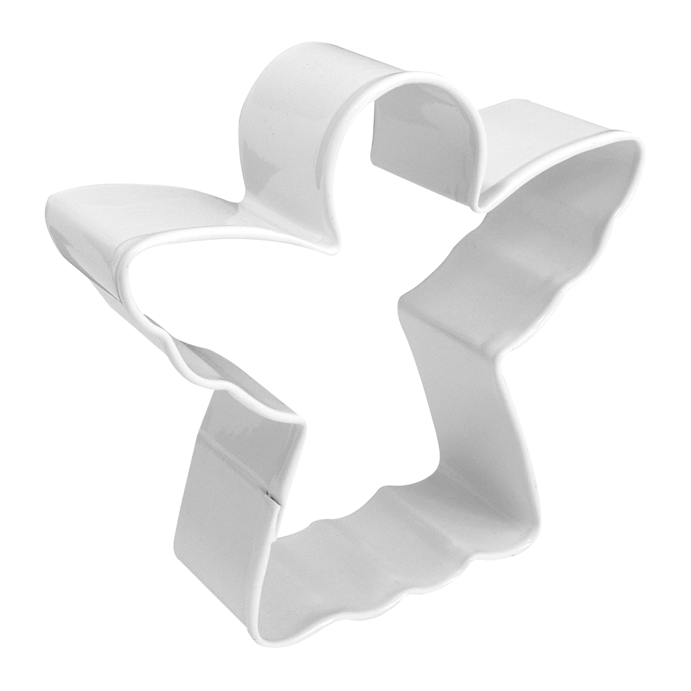 R&M Angel Cookie Cutter 7.75cm - White