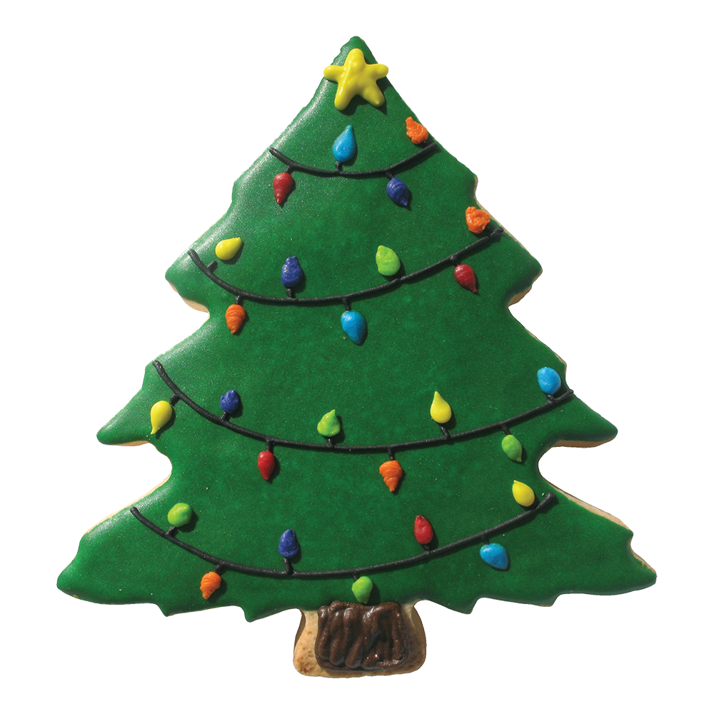 R&M Xmas Tree Cookie Cutter 9cm - Green