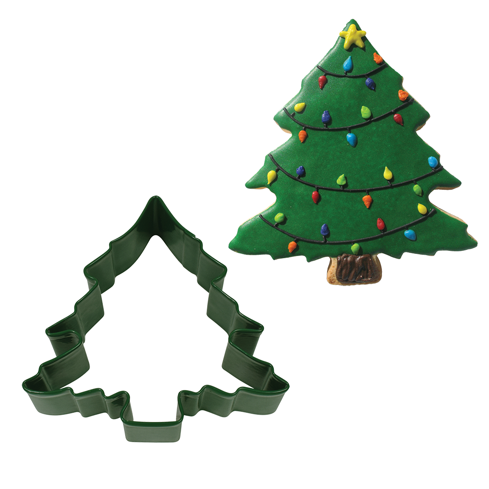 R&M Xmas Tree Cookie Cutter 9cm - Green