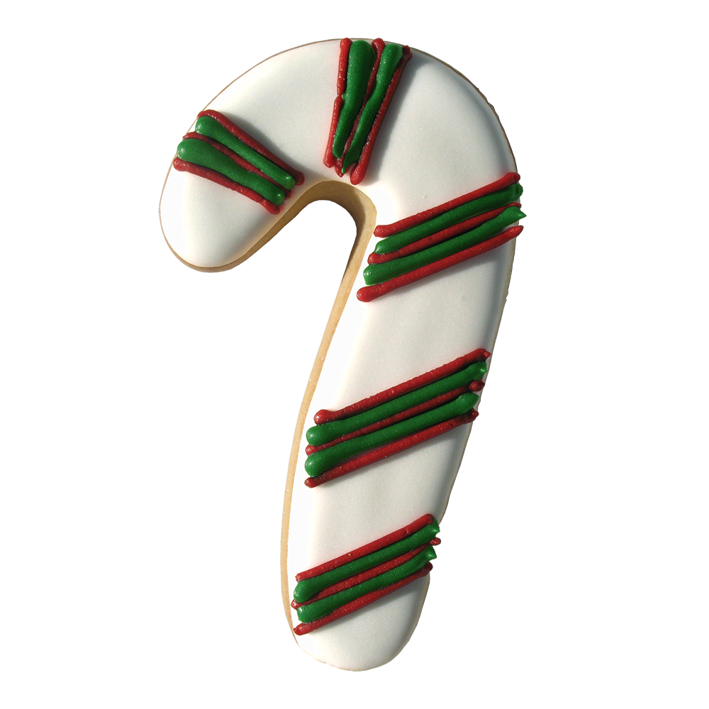 R&M Candy Cane Cookie Cutter 9cm - Red