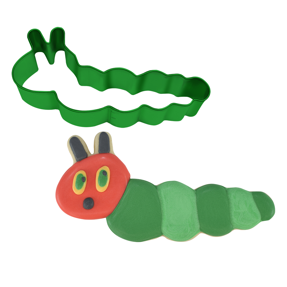 R&M Caterpillar Cookie Cutter 11.4cm - Bright Green