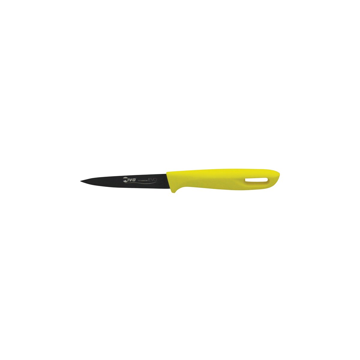 Ivo Titanium Evo Paring Knife Yellow Handle 90mm
