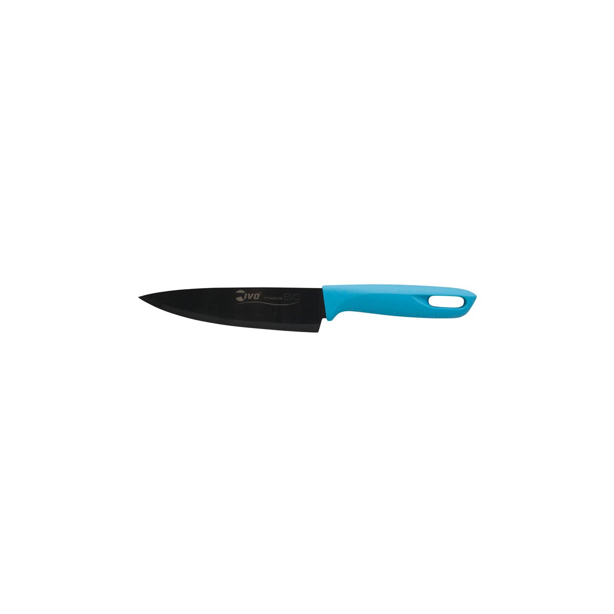 Ivo Titanium Evo Chef's Knife Aqua Handle 130mm