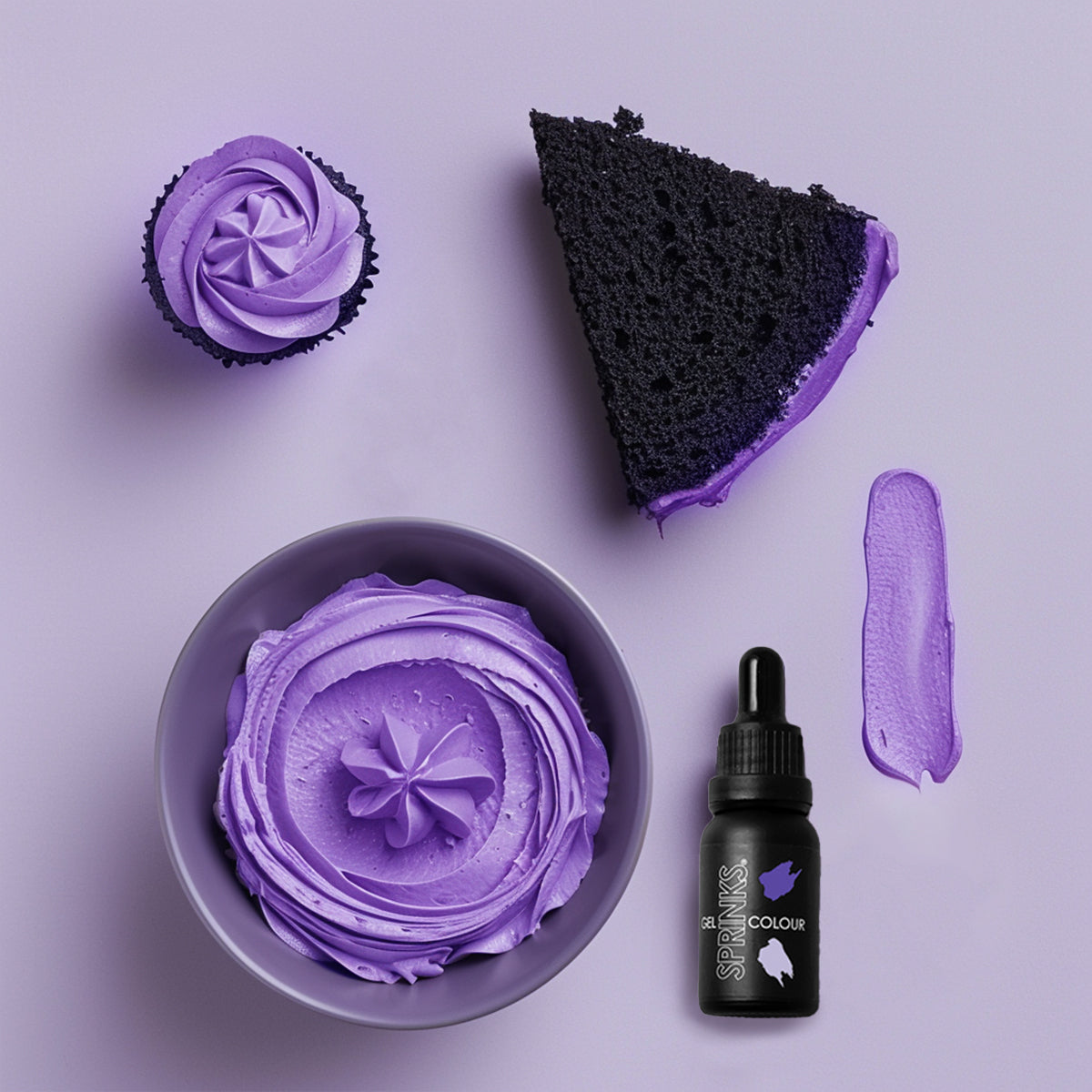 Sprinks Gel Colour Purple 15ml